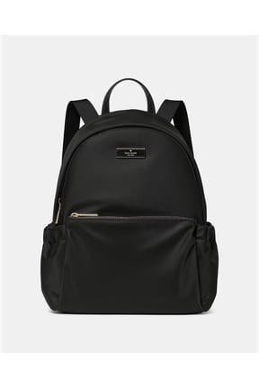 Kate Spade Carter Nylon Dome Backpack – 100% Recycled Nylon | Women's Everyday Backpack | Black