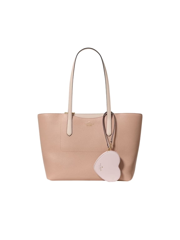 Kate Spade Cece Tote Set with Removable Zip Pouch - Milk Tea Multi (KN624)