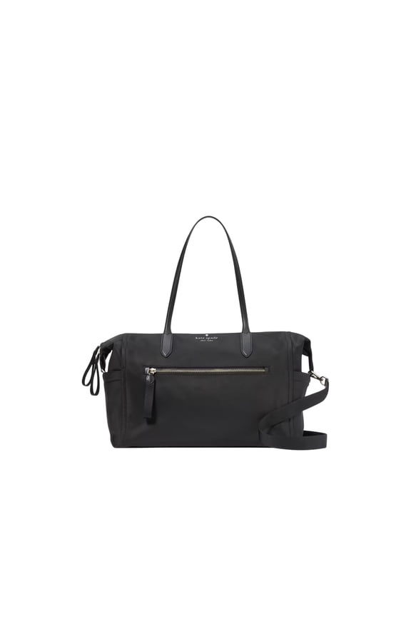 Kate Spade Chelsea Nylon Large Weekender Travel Bag Black