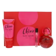 Kate Spade Cherie 3 Piece Set For Women 3.3 Oz Eau De Parfum Spray, 0.25 Oz Eau De Parfum Spray, 3.3 Oz Body Lotion