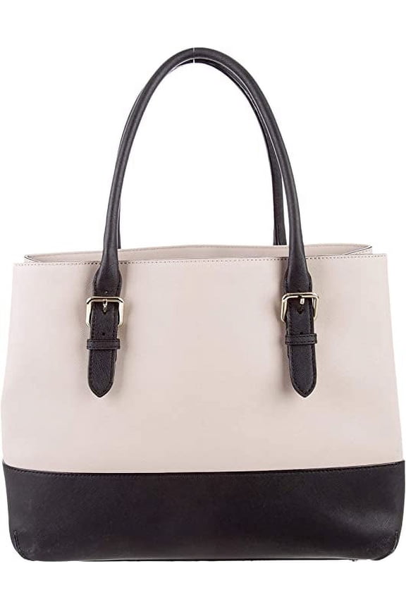 Kate Spade Cove Street Colorblock Airel Tote - Pumice / Black