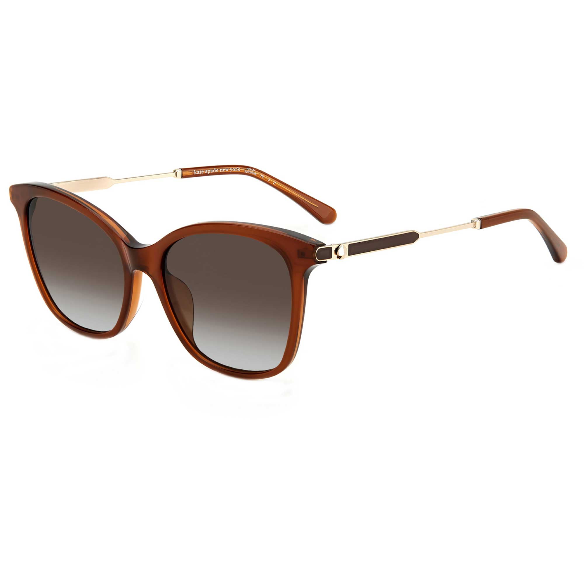 KATE SPADE キャットアイサングラス JAHNAM/S Kate Spade Jahnam/S Clear/Gold/Glitter Prescription Sunglasses