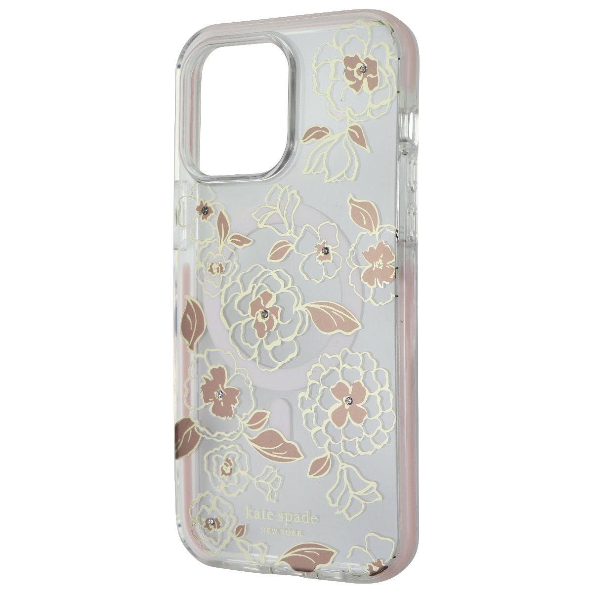 Kate Spade Defensive Case for MagSafe for iPhone 14 Pro Max Gold