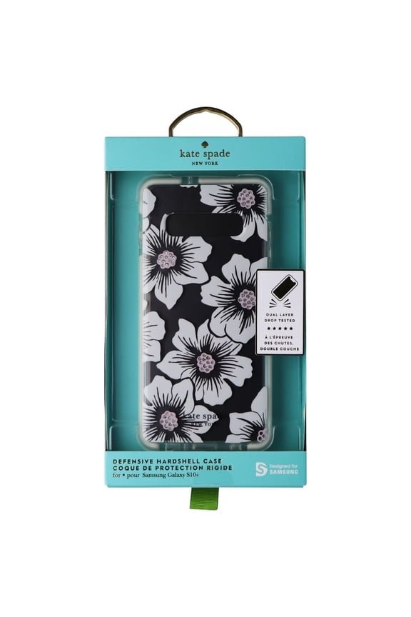 Kate Spade Defensive Hardshell Case for Galaxy (S10+) - Hollyhock Cream / Clear