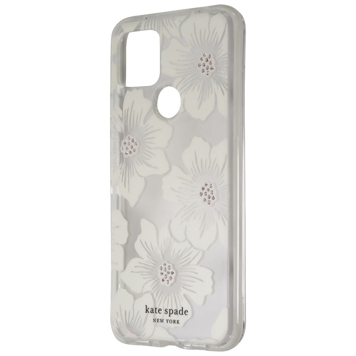 Kate Spade Defensive Hardshell Case for Google Pixel 4a 5G Hollyhock Floral