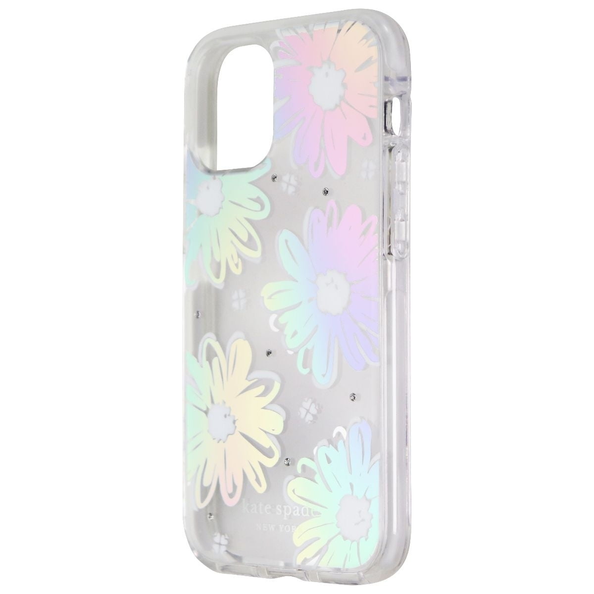 Kate Spade Defensive Hardshell Case for iPhone 12 mini - Daisy Iridescent  Foil