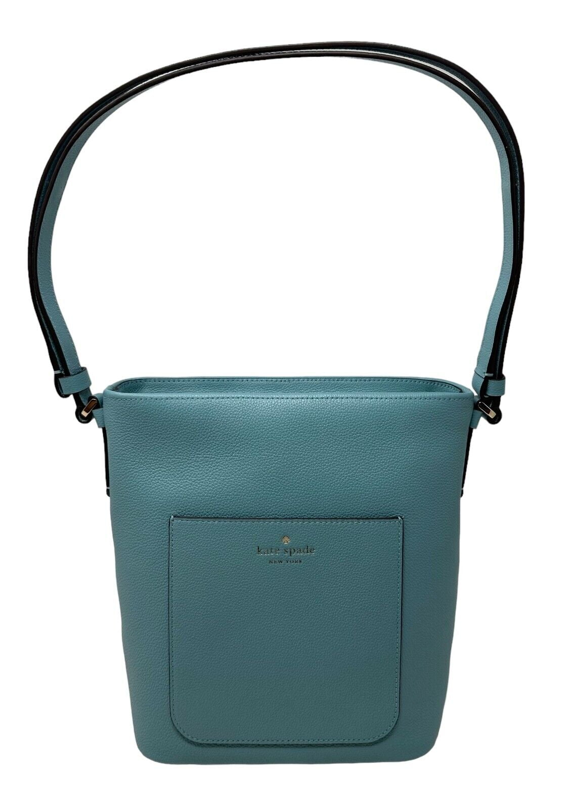 Kate Spade Elsie Pebbled Leather Bucket Shoulder Bag Smoky Kate Spade Elsie Pebbled Leather Bucket Shoulder Bag Smoky
