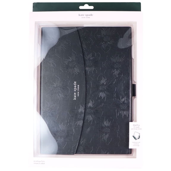 Kate Spade Envelope Folio Case for iPad Pro 11 (2nd and 1st Gen) - Black