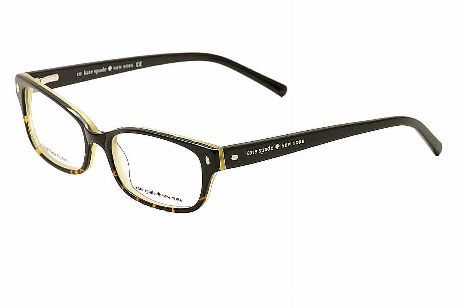 Kate Spade Eyeglasses Lucyann JYY Black/Tortoise Full Rim Optical Frame