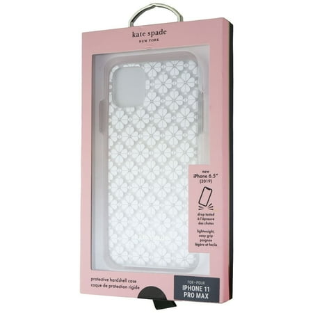 kate spade new york - Protective Hard Shell Case for Apple® iPhone® 11 Pro Max - Crystal Gems/Spade Flower Pearl Foil