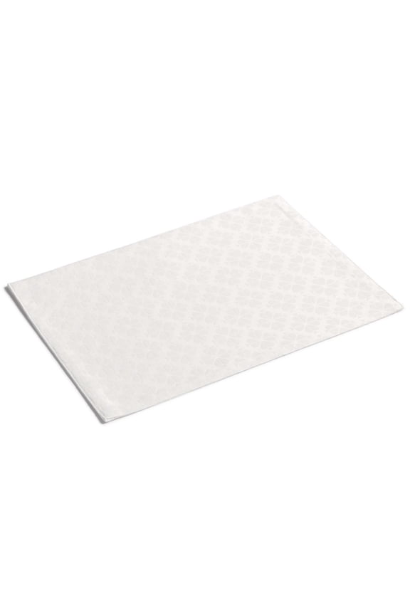 Kate Spade Flower Fabric 13X19 Placemat Platinum