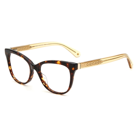 Kate Spade Full Rim Cat Eye/Butterfly Dark Havana Eyeglasses