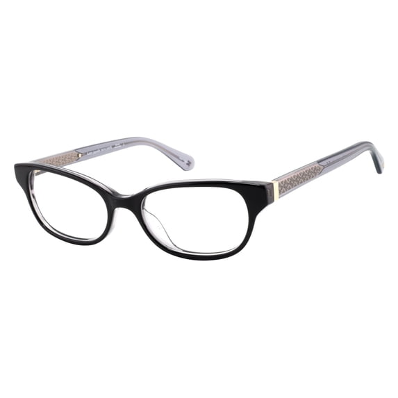 Kate Spade Full Rim Rectangular Black Eyeglasses