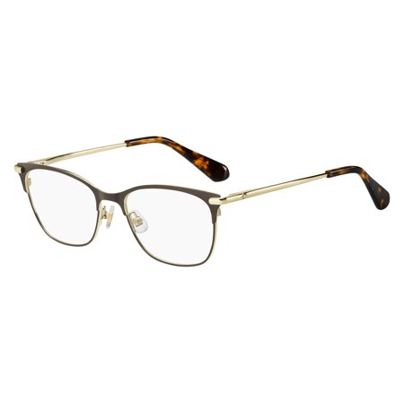 Kate Spade Full Rim Rectangular Dark Havana Eyeglasses