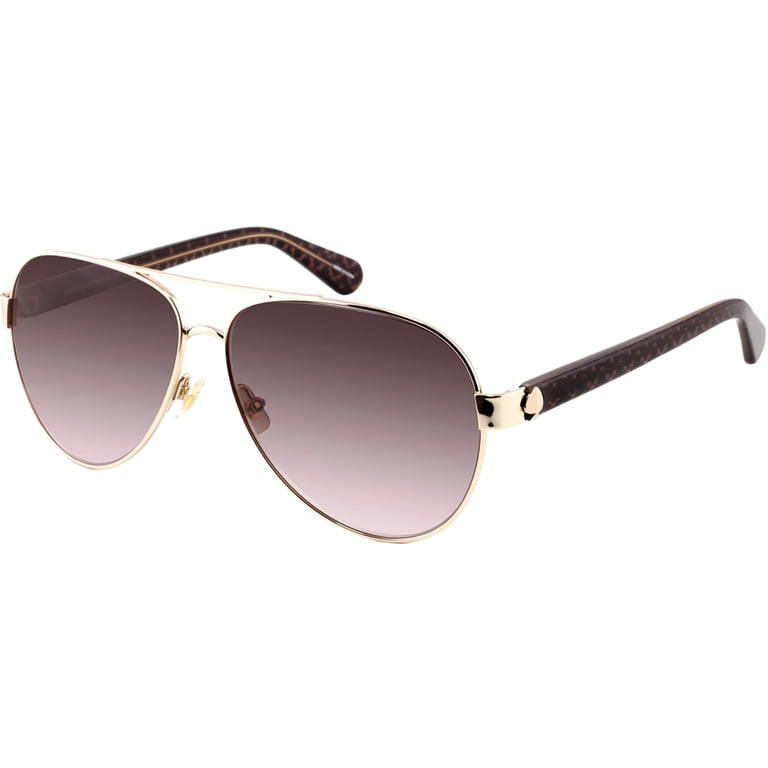 Kate Spade Geneva Female Adult Gold-Tone/Brown Aviator  display picture 2