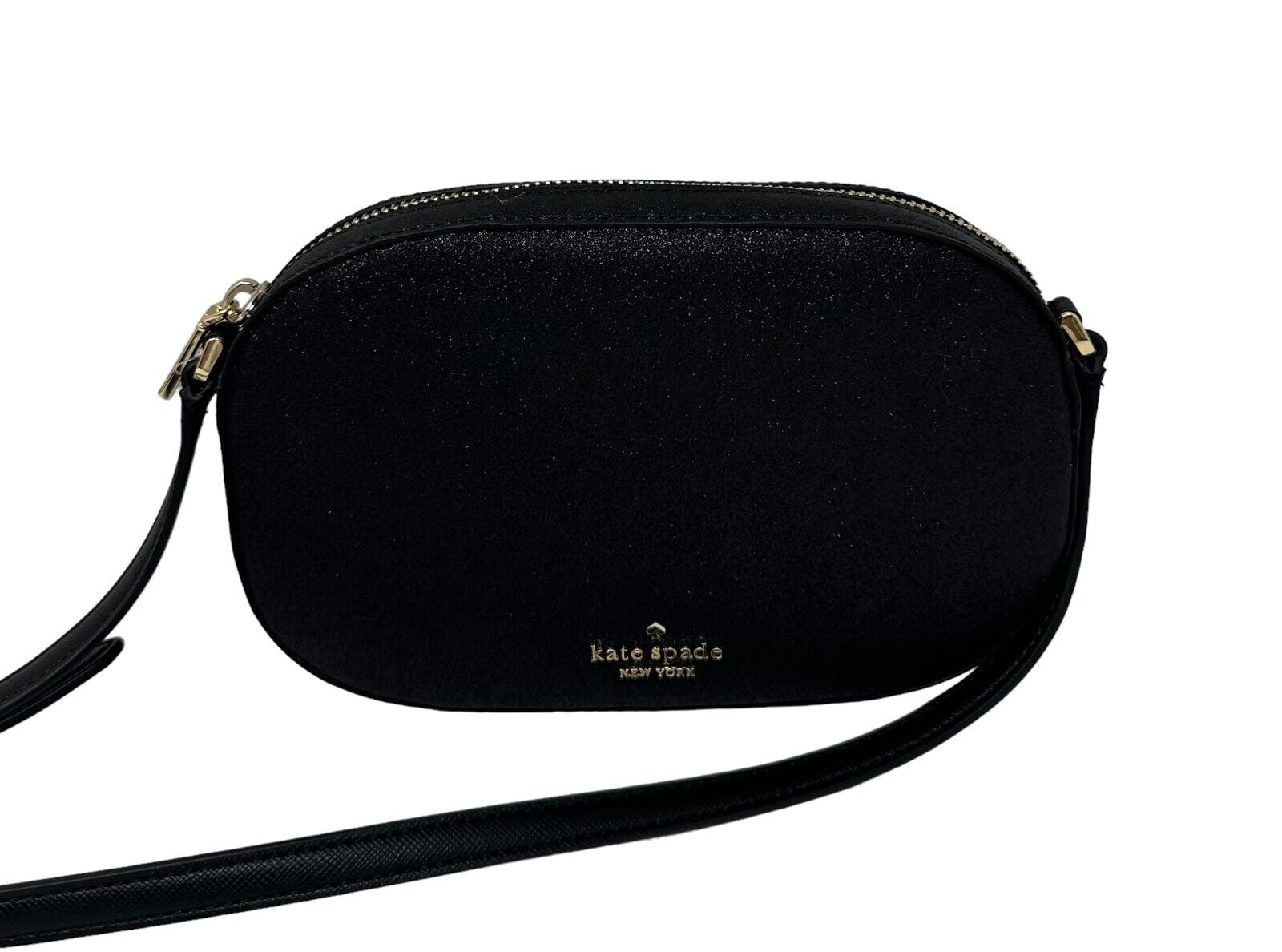 Kate spade black glitter crossbody shop