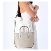 KATE SPADE NEW YORK Kate Spade Glitter Glimmer Small Zip Satchel Crossbody Bag Gold Holiday