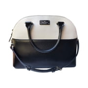 Kate Spade Grove Street Carli Satchel Bag WKRU4192 BLACK / CEMENT