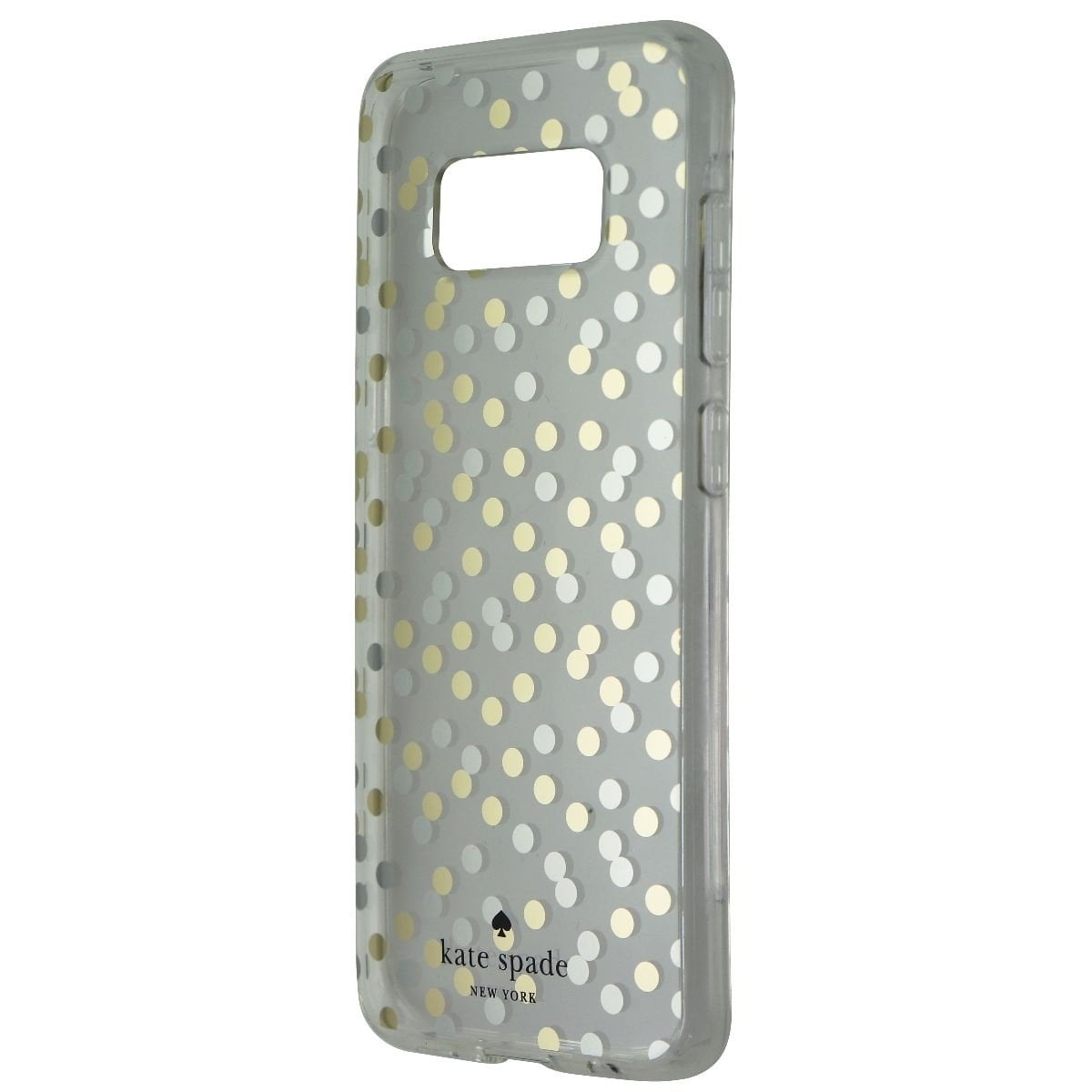 Kate Spade Hardshell Case for Galaxy S8 - Confetti Dot Clear/Gold/Silver -  Walmart.com, image size:1200x1200