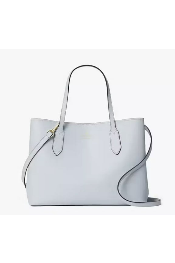 Kate Spade Harper Pale Sapphirine Leather Satchel Crossbody Tote