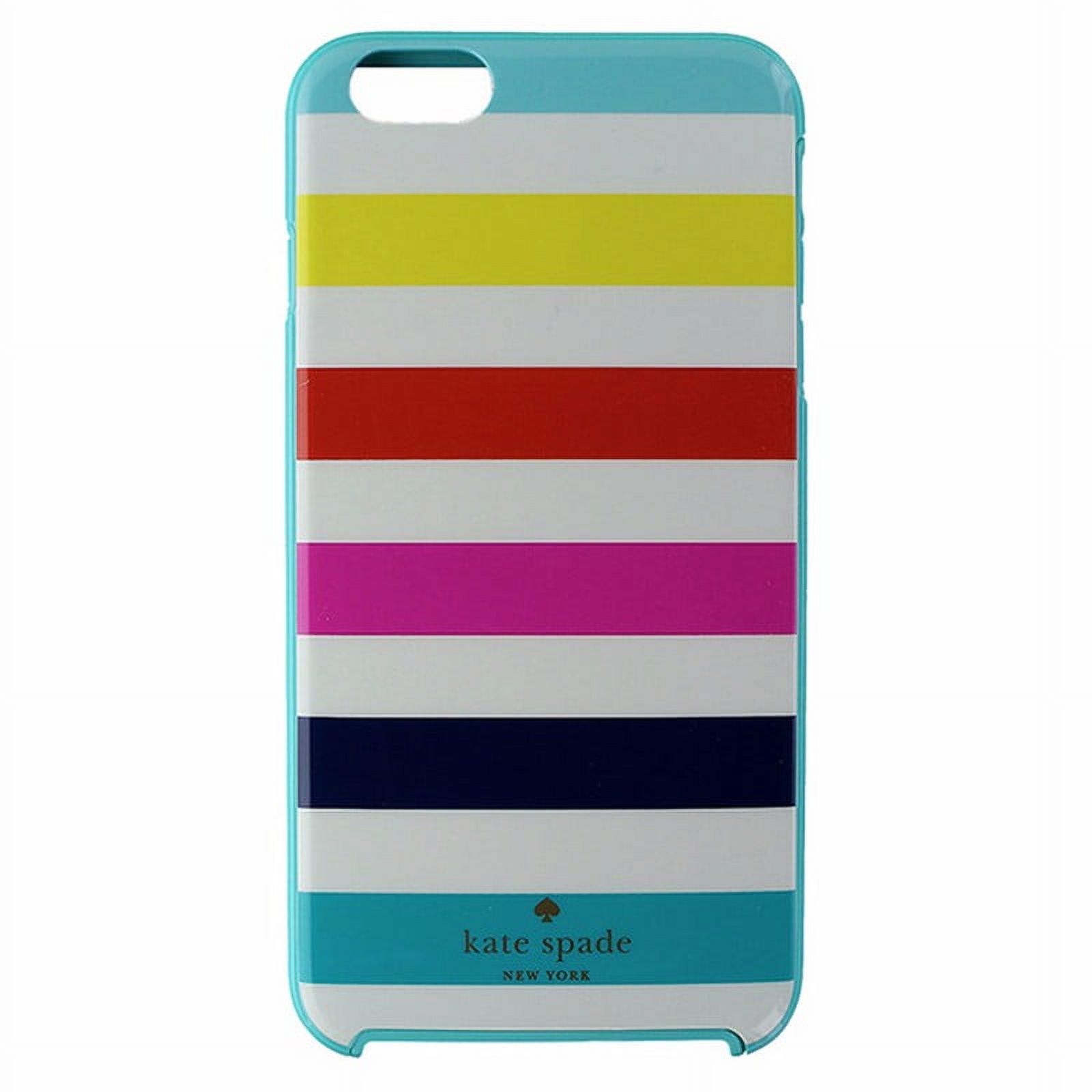 Kate Spade Hybrid Case for iPhone 6 Plus/ 6s Plus - Candy Stripes / Light Blue - image 1 of 3