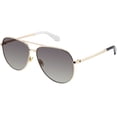 thumbnail image 1 of Kate Spade Isla Polarized Women's Gold-Tone Aviator Sunglasses - ISLAGS-0807-WJ, 1 of 4