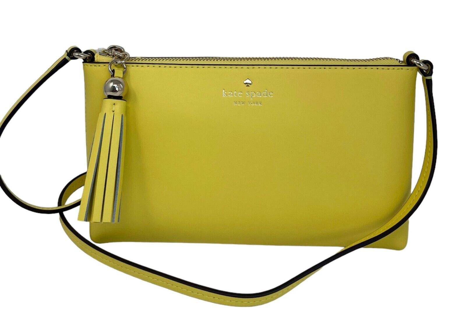 Kate Spade Ivy Street Amy Yuzu Jam Leather Crossbody Bag W Tassel WKRU4856 Walmart