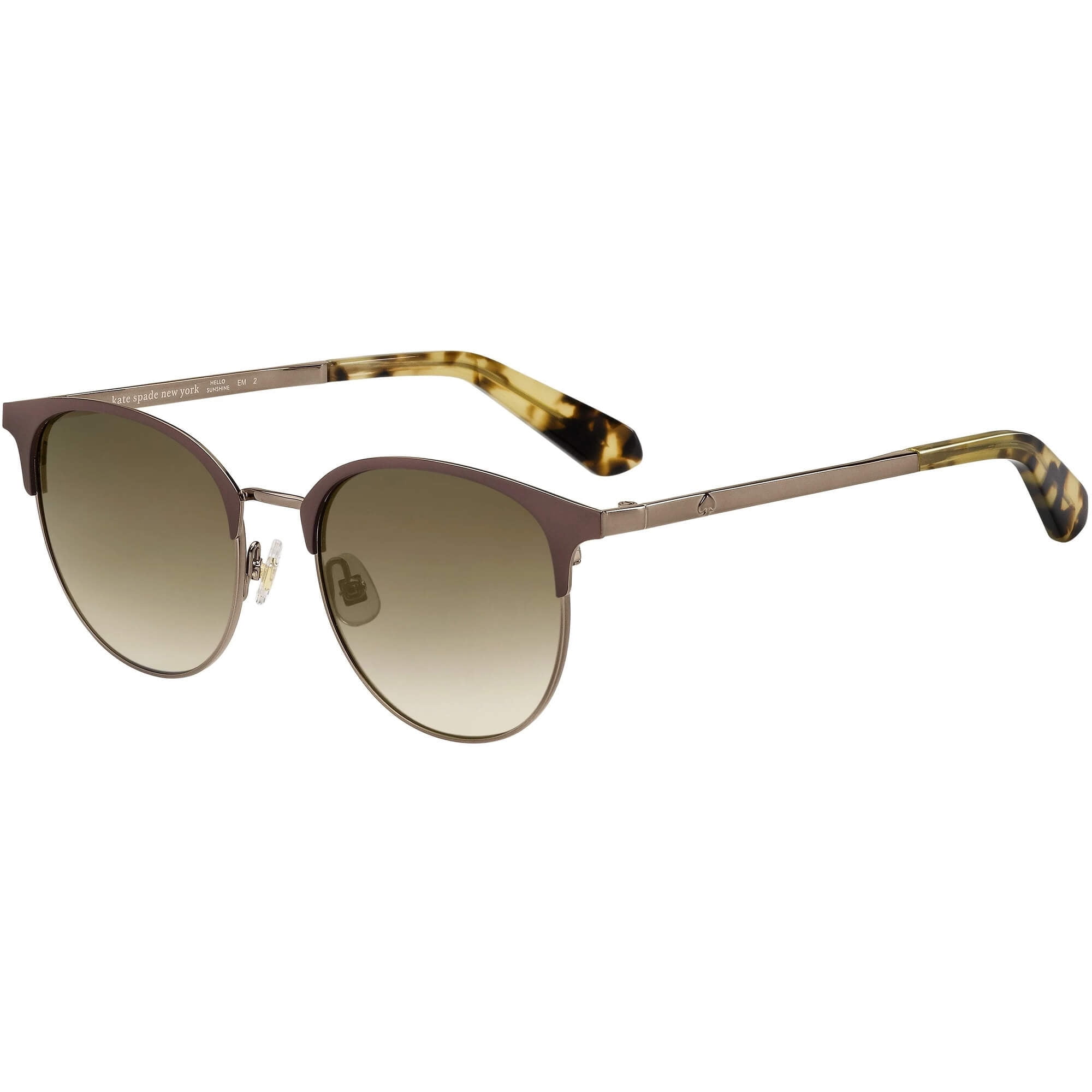 Kate Spade JOELYNN S 009Q Women's Brown Metal Square Sunglasses