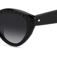 thumbnail image 1 of Kate Spade JUNI/G/S PEARL 0807 9O Women's Black Frame Sunglasses, 1 of 2