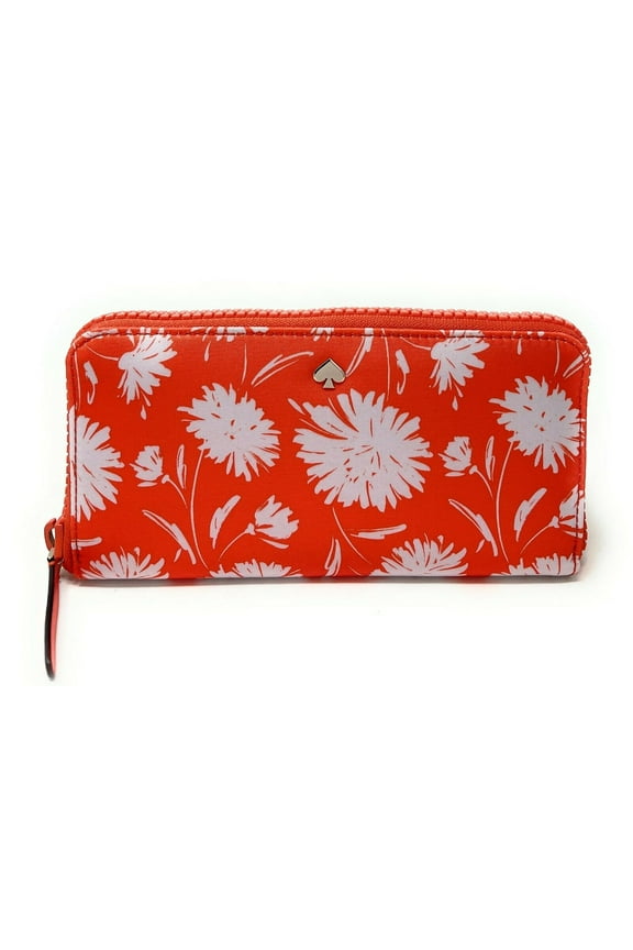 Kate Spade Jae Continental Zip Around Wallet WLRU5931 WLR00372 WLR00204 $229 (Wild Blossom Multi)