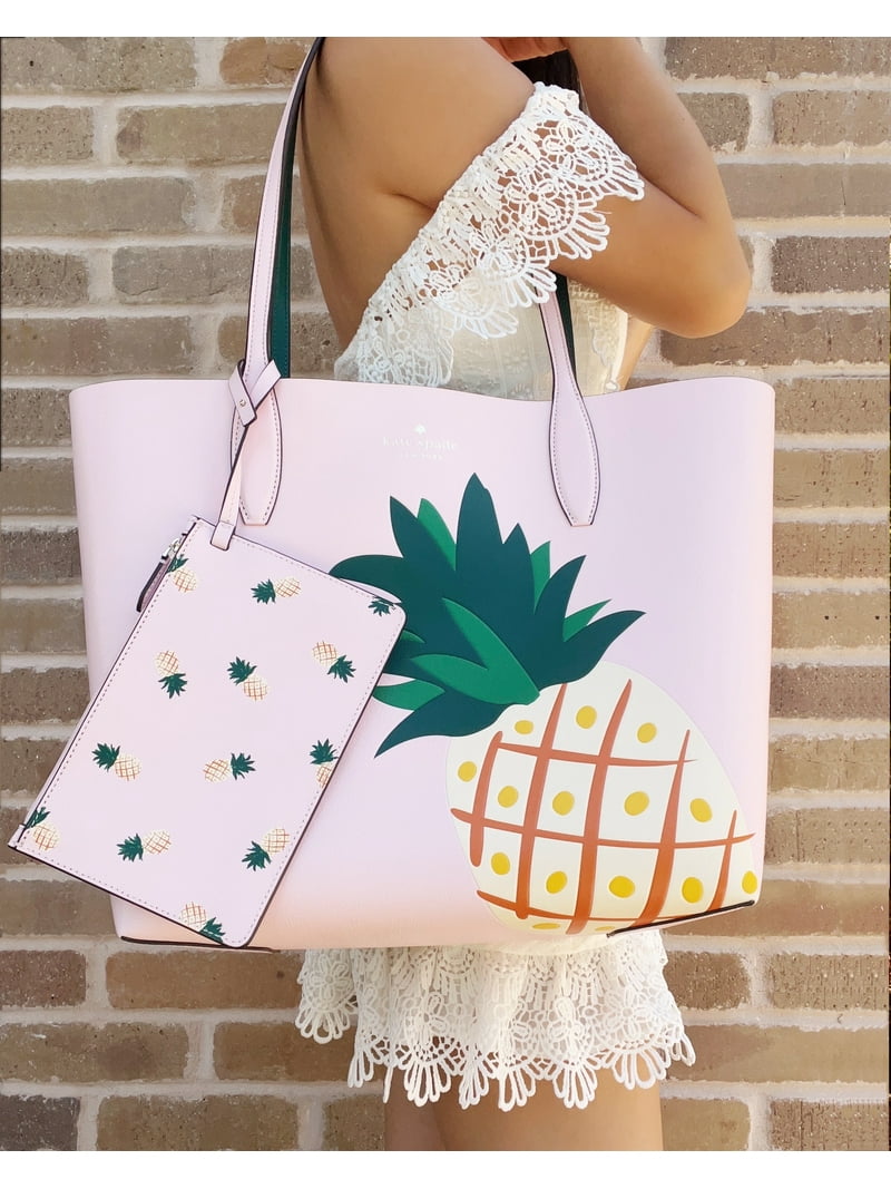 Kate Spade K7322 Handbag - Pineapple Tote Bag in Pink Multi