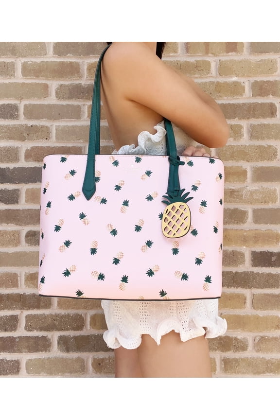 Kate Spade K7353 marlee pineapple tote in pink multi