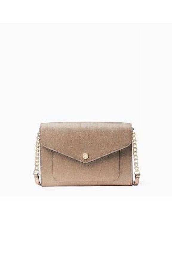 Kate Spade K9336 Tinsel Flap Crossbody In Rose Gold