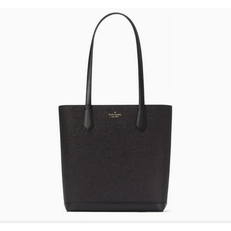 Kate Spade Tinsel Black Glitter Shoulder Tote Bag Handbag Holiday