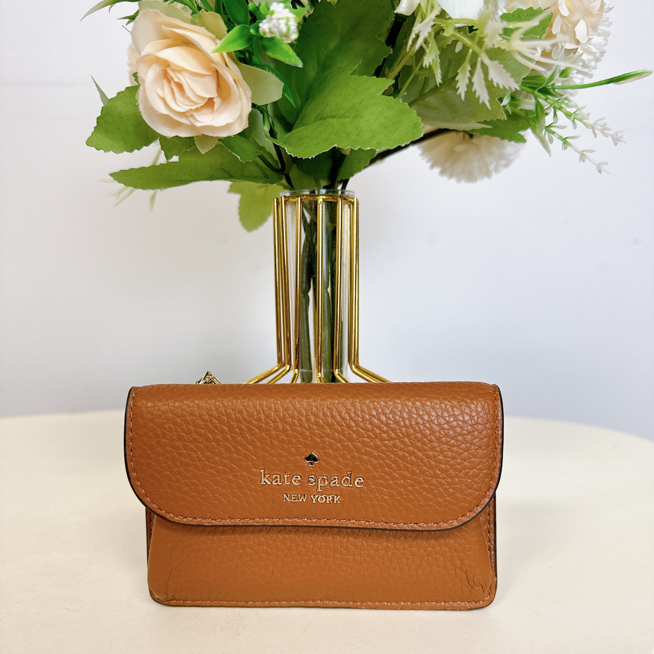 Kate Spade KA574 Dumpling Pebbled Leather Small Card Holder