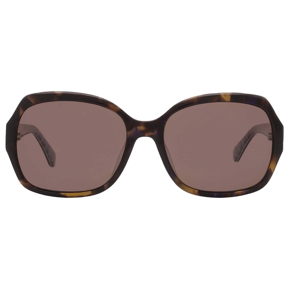 Kate Spade KS Amberlynn/S Plastic Womens Square Sunglasses Havana Pattern 57mm Adult