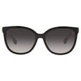 thumbnail image 1 of Kate Spade KS BRITTON/G/S Plastic Womens Square Polarized Sunglasses Black 55mm Adult, 1 of 2