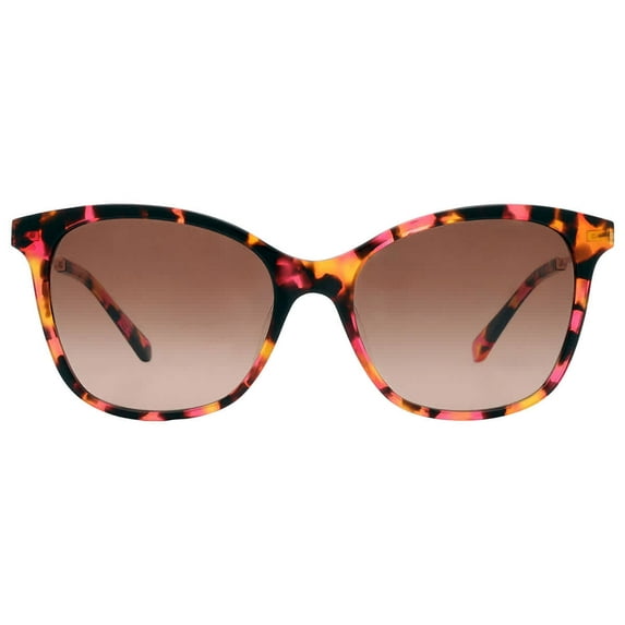 Kate Spade KS Dalila/S Plastic Womens Cat-Eye Polarized Sunglasses Pink Havana 54mm Adult