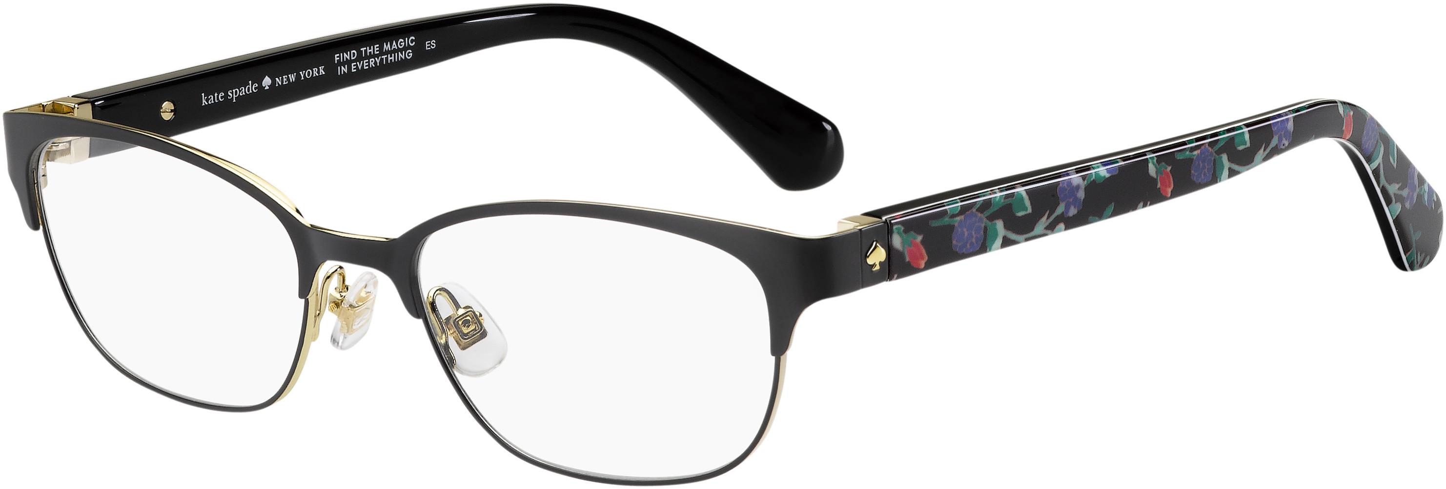 Kate Spade KS Diandra Eyeglasses 0INA Dmnfbr Black - Walmart.com display picture 1