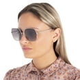 thumbnail image 1 of Kate Spade KS Eloy/F/S Metal Womens Square Polarized Sunglasses Black 59mm Adult, 1 of 2