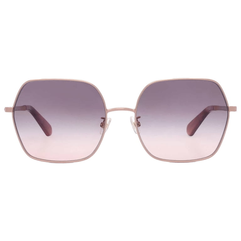 kate spade Pink Oversized Square Sunglasses Kate Spade Amberlynn Pink Tortoise Shell Oversized Hello  main image 4