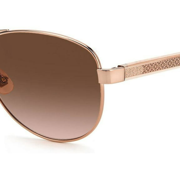 Kate Spade KS Fara/S Metal Womens Aviator Sunglasses Red Gold 57mm Adult