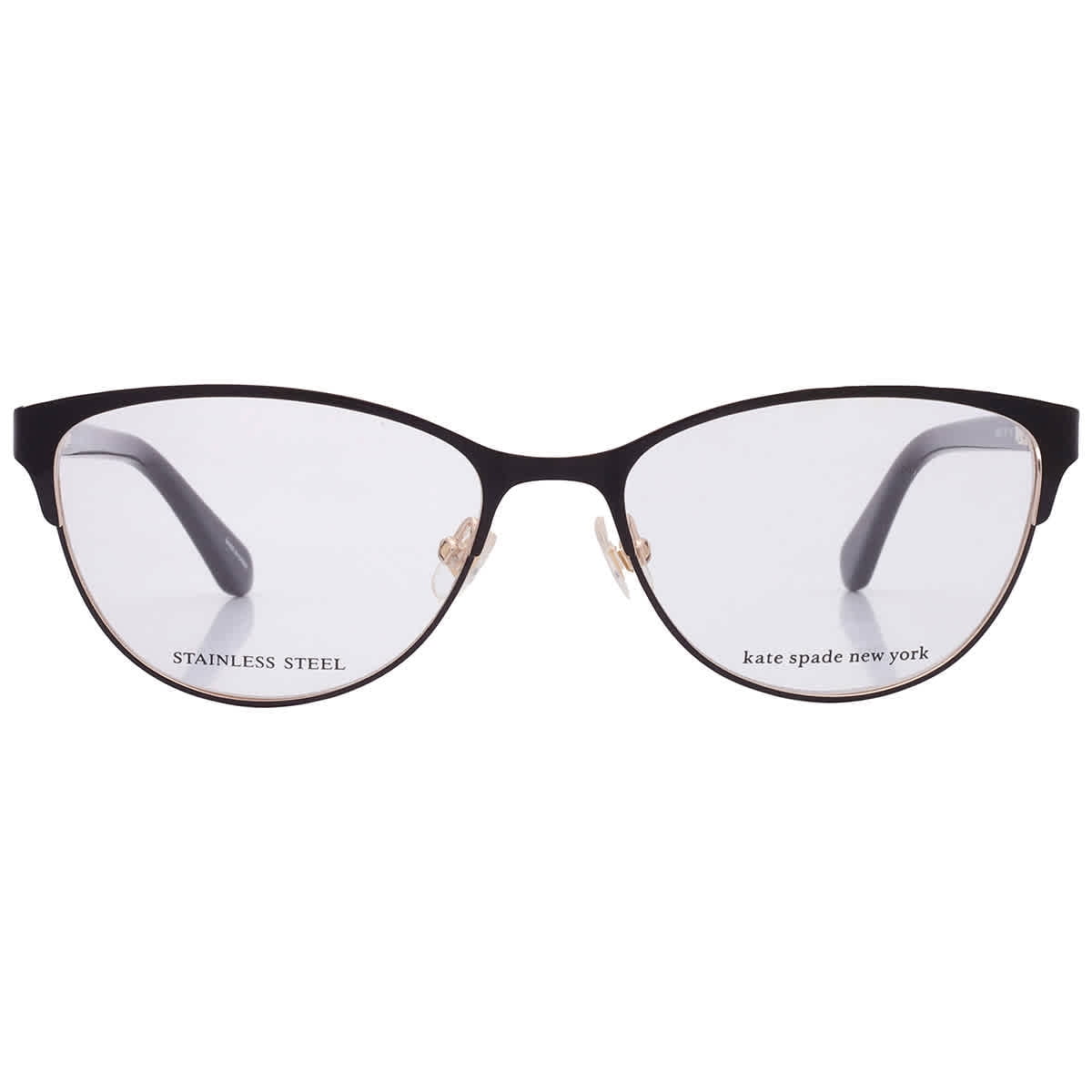 Kate Spade KS Hadlee Metal Womens Oval Eyeglasses Black 52mm Adult