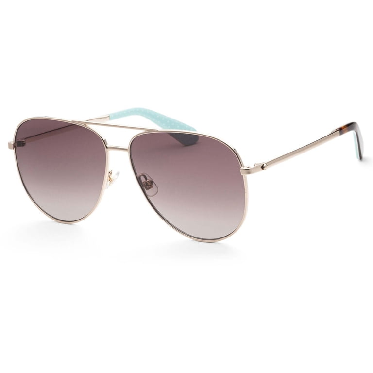 Kate Spade KS ISLA/G/S Metal Womens Aviator Sunglasses Gold  display picture 2