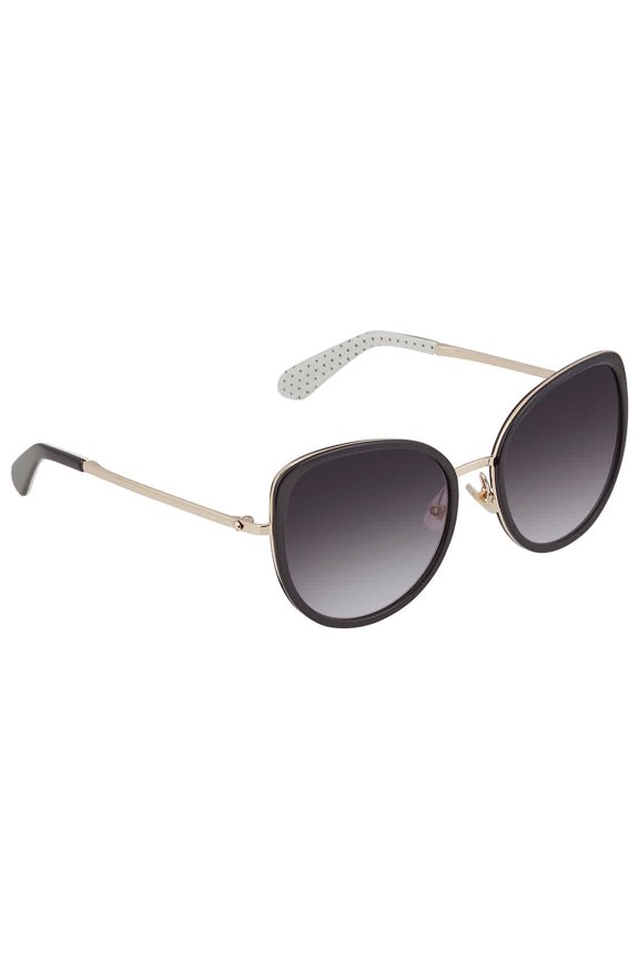 Kate Spade KS JENSEN/G/S Metal Womens Butterfly Sunglasses Black 57mm Adult