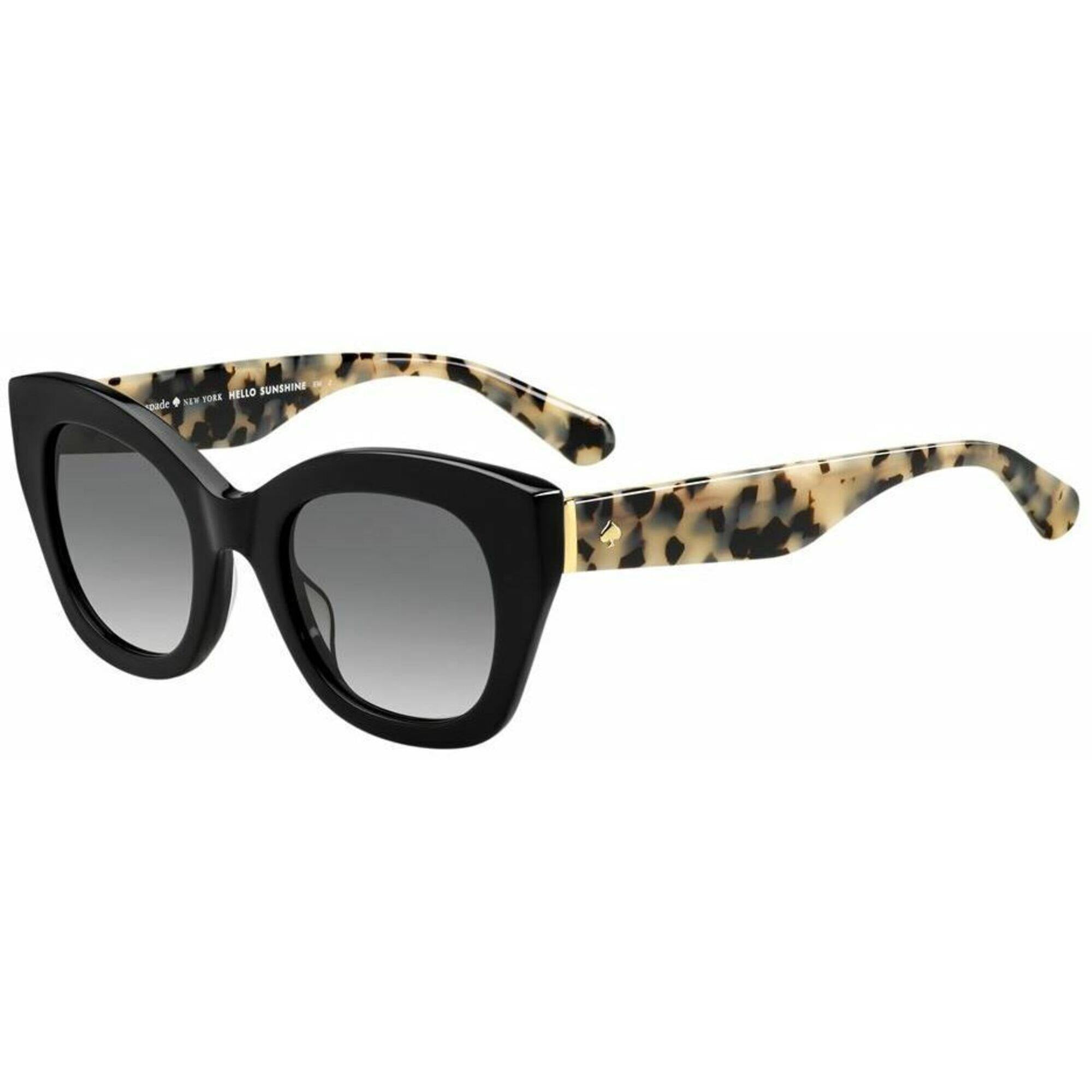 Kate Spade New York Womens Cat-Eye Sunglasses, Black Havana  display picture 1