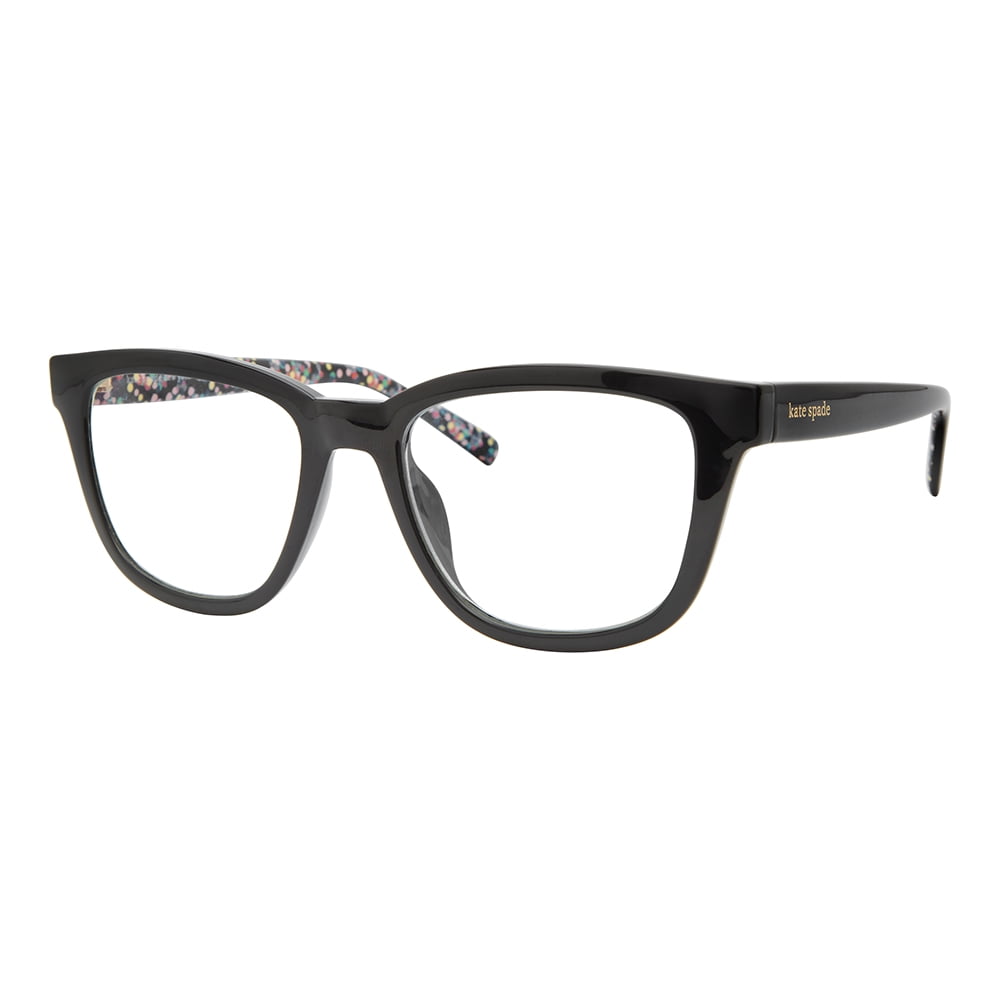 Kate Spade Ks Jazellebb Plastic Womens Square Eyeglasses Black 51mm Adult 9405