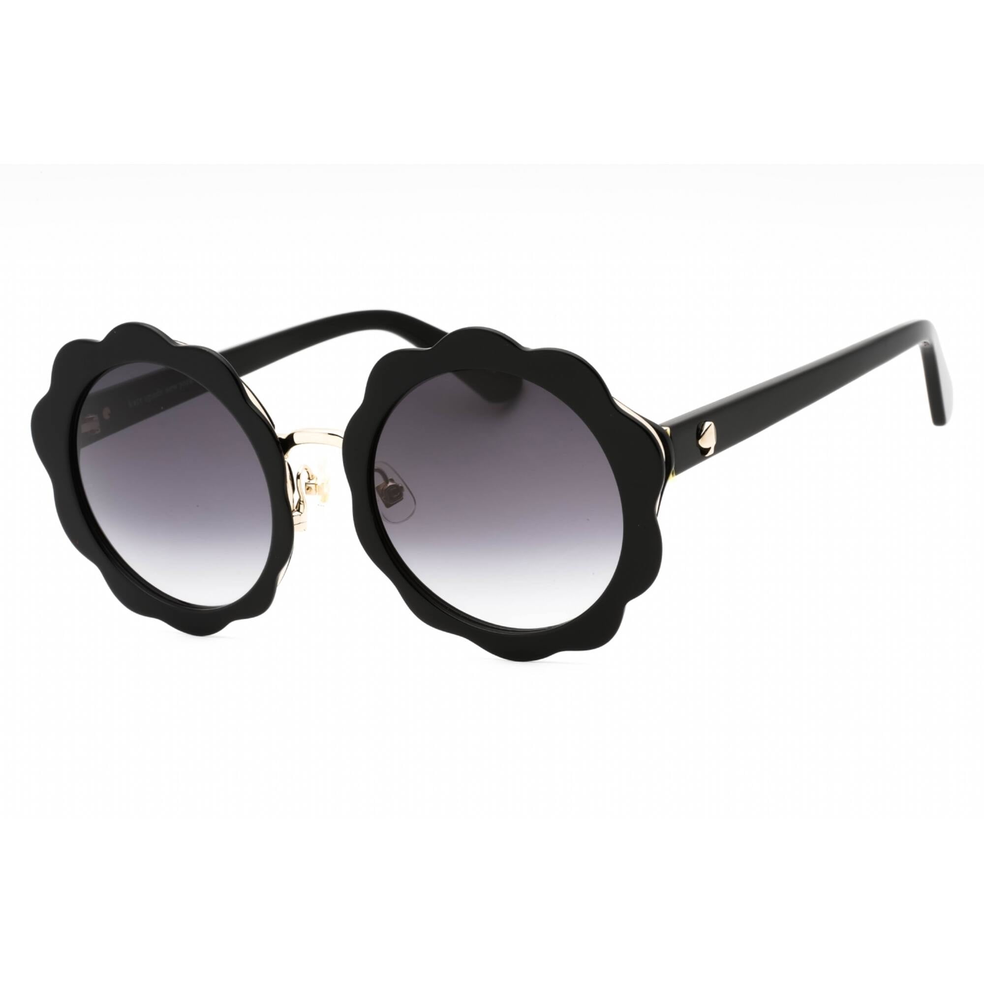 Kate Spade KS KARRIE/S Plastic Womens Round Sunglasses Black 52mm Adult