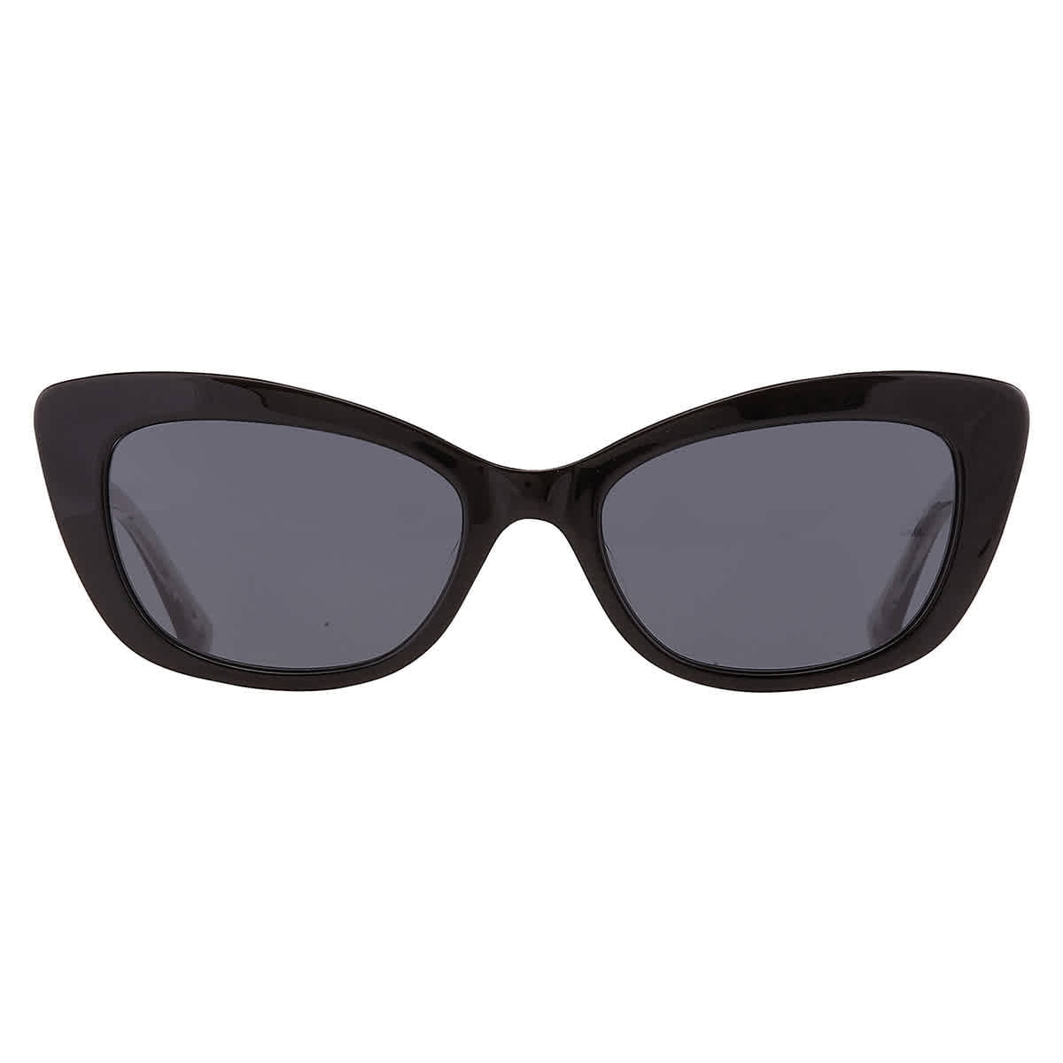 Kate Spade KS MERIDA/G/S Plastic Womens Cat Eye Sunglasses Black 54mm ...