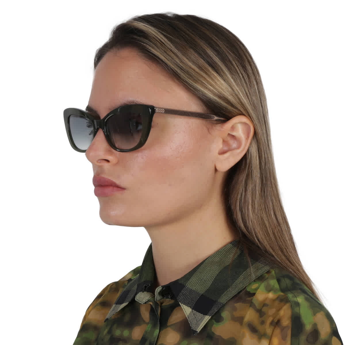 Kate Spade KS MERIDA/G/S Plastic Womens Cat Eye Sunglasses Green 54mm Adult